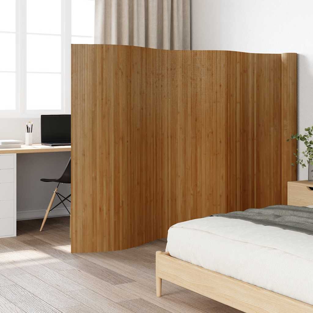 vidaXL Kamerscherm breedte 250 cm hoogte 165 cm bamboe natuurlijk