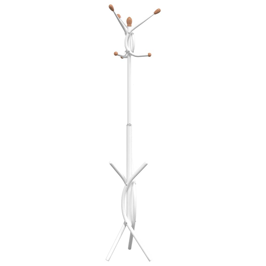 vidaXL Coat Rack 176 cm Powder-Coated Iron Black