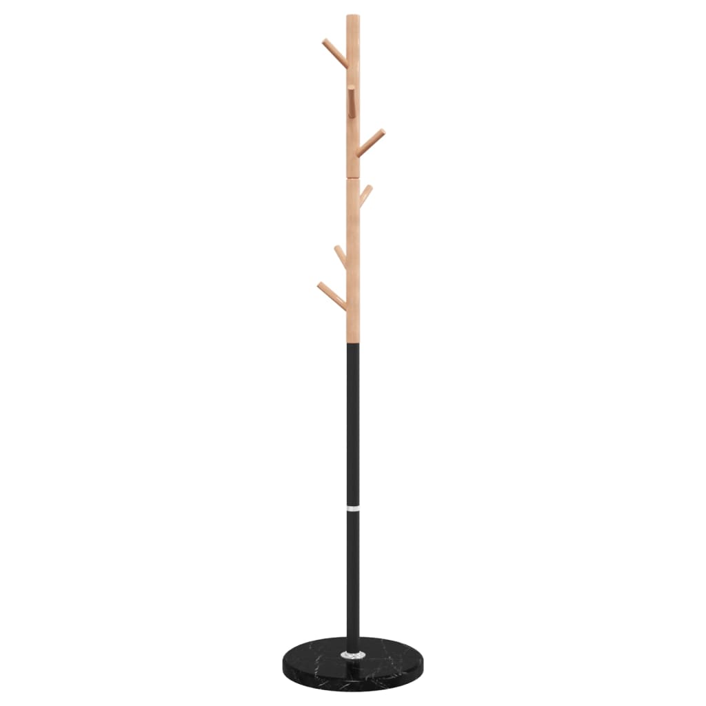 vidaXL Coat Rack 172 cm Powder-Coated Iron Black