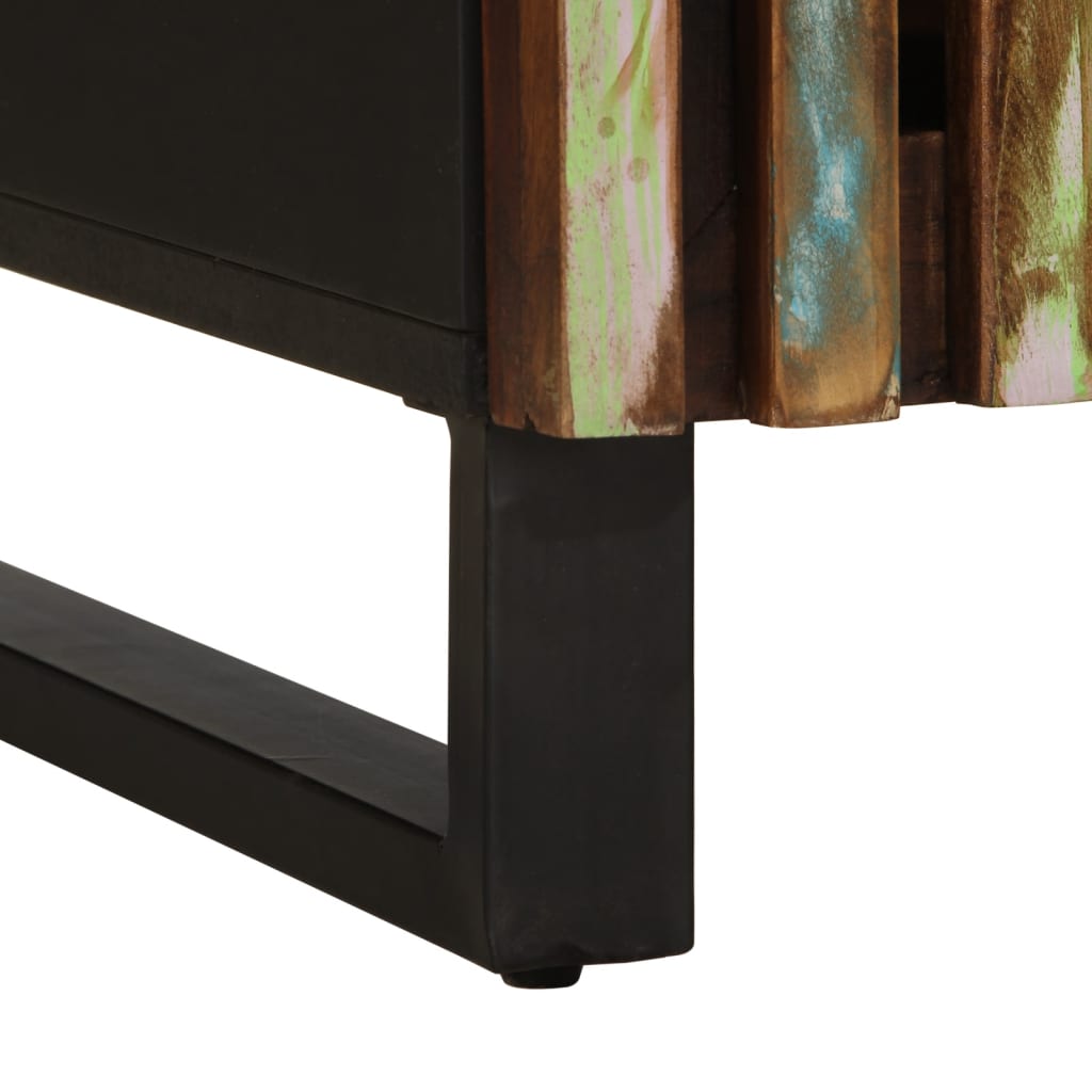 vidaXL Salontafel 80x51x40 cm massief mangohout wit