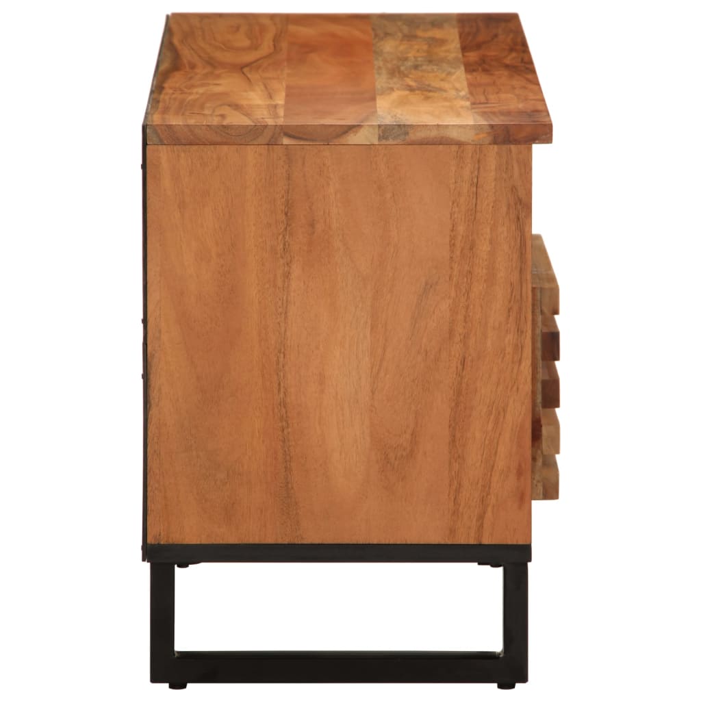 vidaXL Tv-meubel 100x34x46 cm massief ruw mangohout