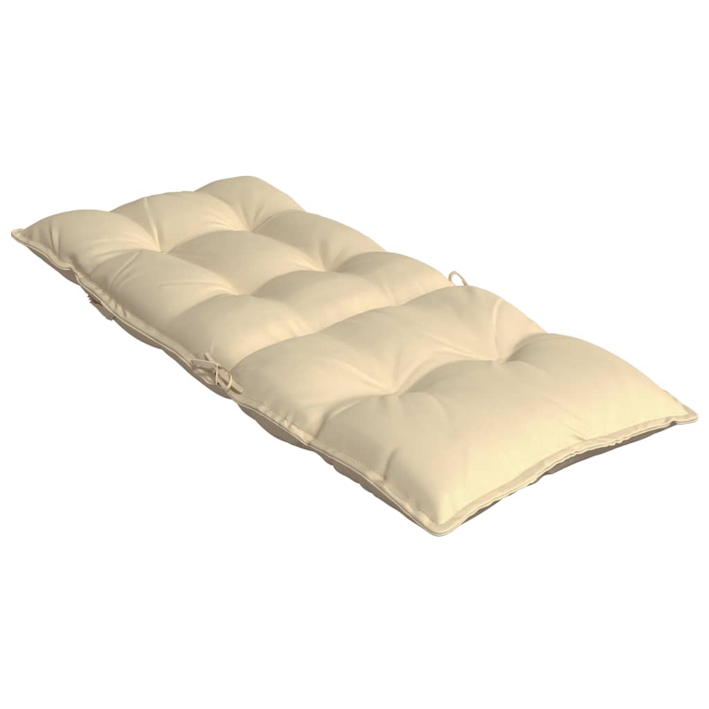 vidaXL Stoelkussens 2 st hoge rug oxford stof antracietkleurig