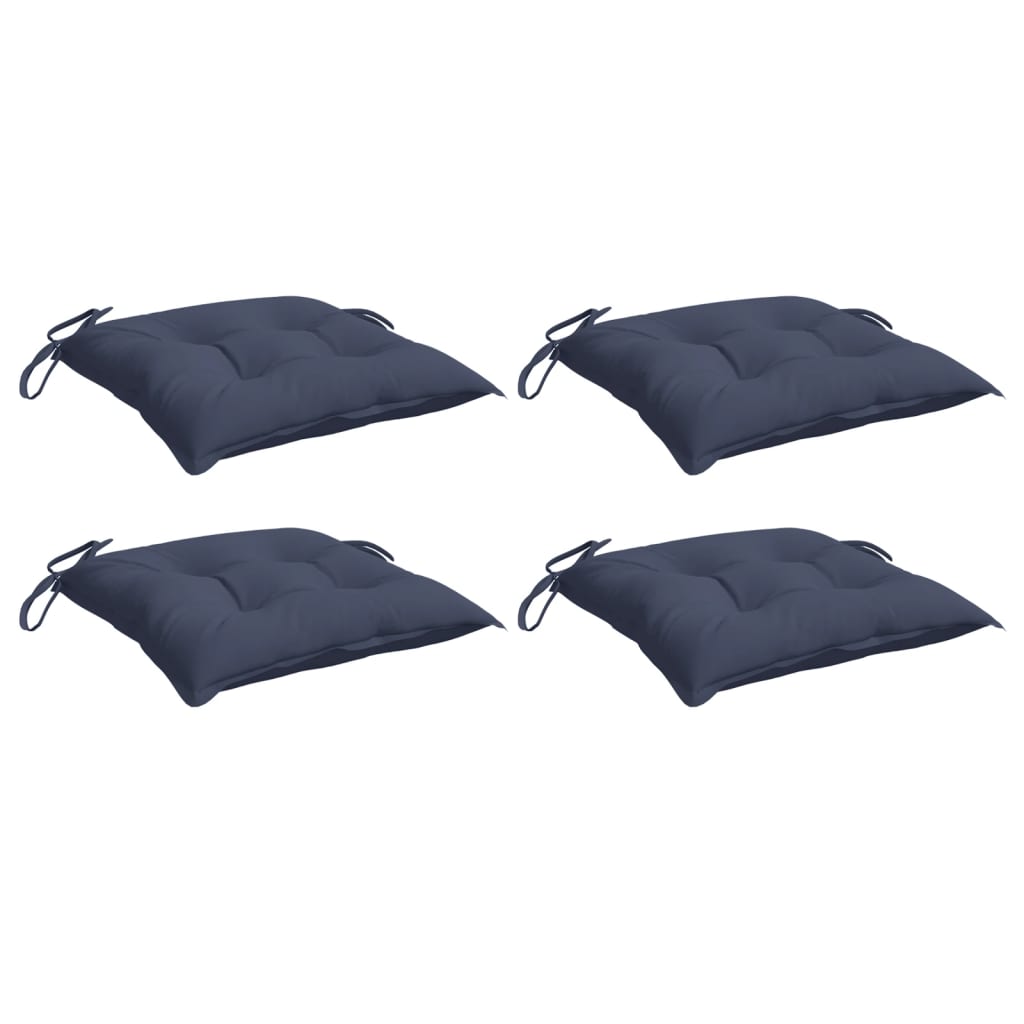 vidaXL Stoelkussens 2 st 40x40x7 cm oxford stof antracietkleurig