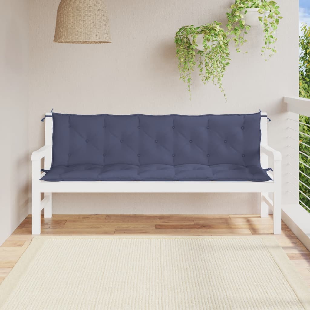 vidaXL Garden Bench Cushions 2 pcs 100x50x7 cm oxford fabric anthracite