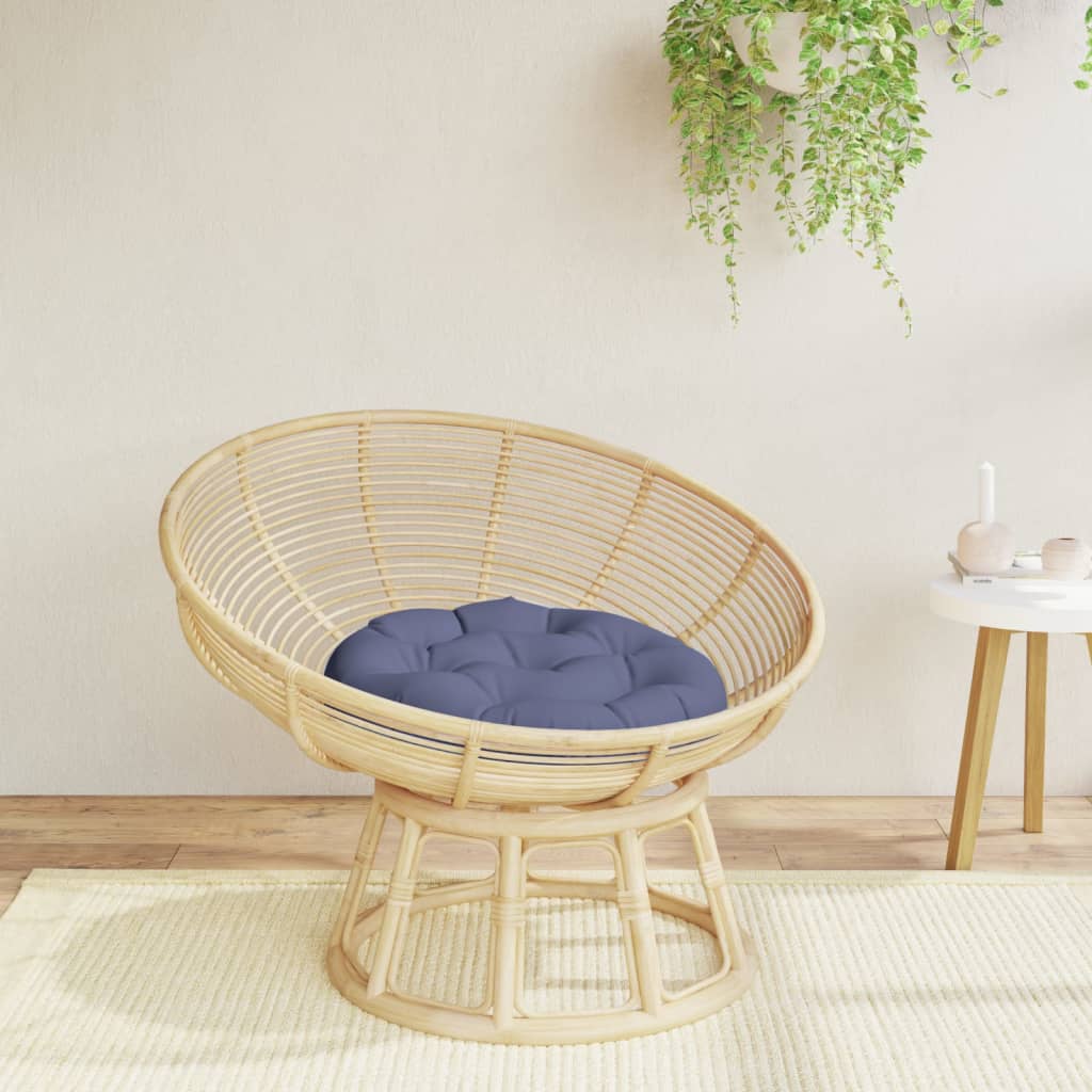 vidaXL Zitkussen rond Ø 60 x11 cm oxford stof antracietkleurig