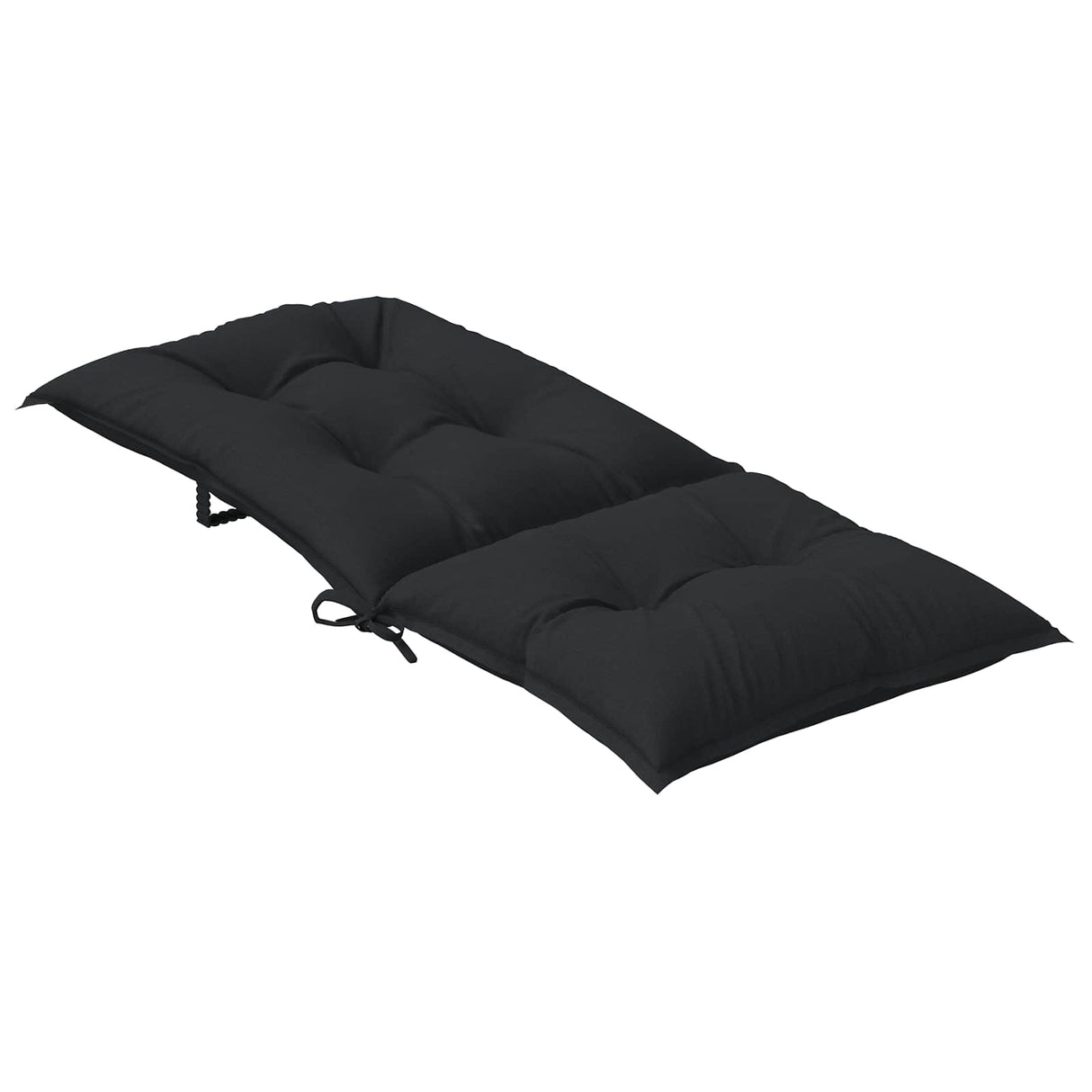 vidaXL Stoelkussens 2 st hoge rug 120x50x7 cm stof gemêleerd antraciet