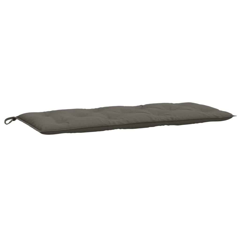 vidaXL Tuinbankkussen 100x50x7 cm stof gemêleerd antracietkleurig
