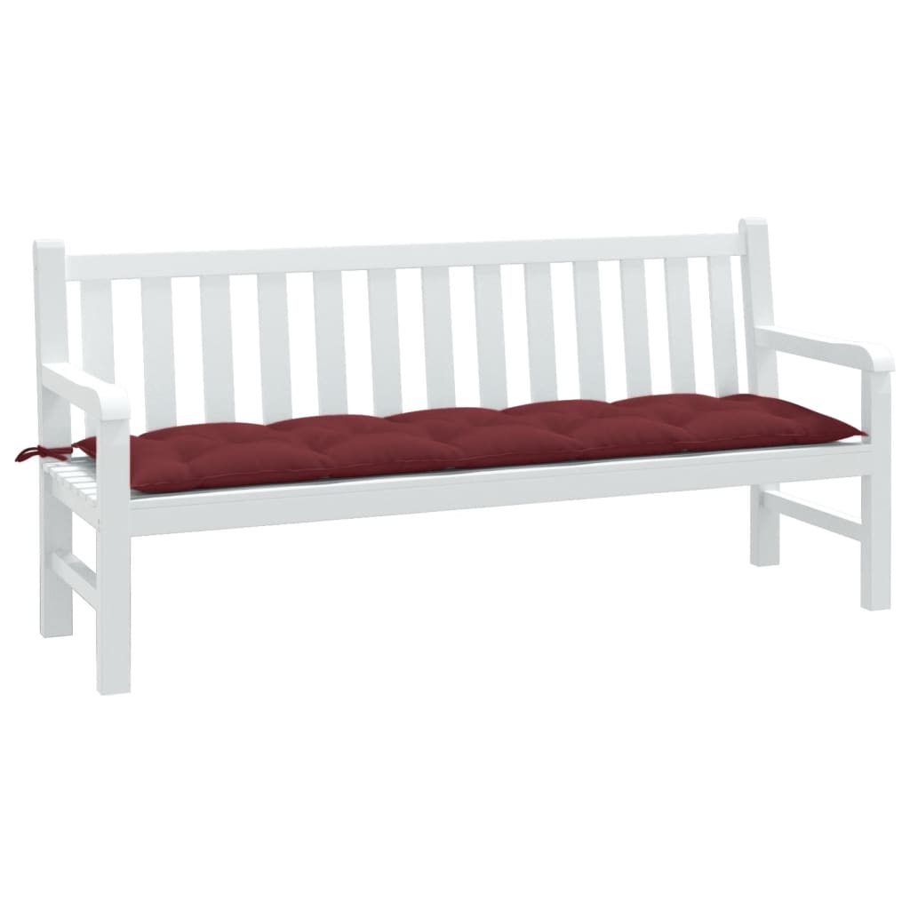 vidaXL Tuinbankkussen 100x50x7 cm stof gemêleerd antracietkleurig