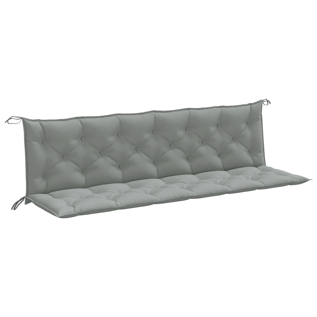 vidaXL Garden Bench Cushions 2 pcs 100x50x7 cm Fabric Speckled Anthracite