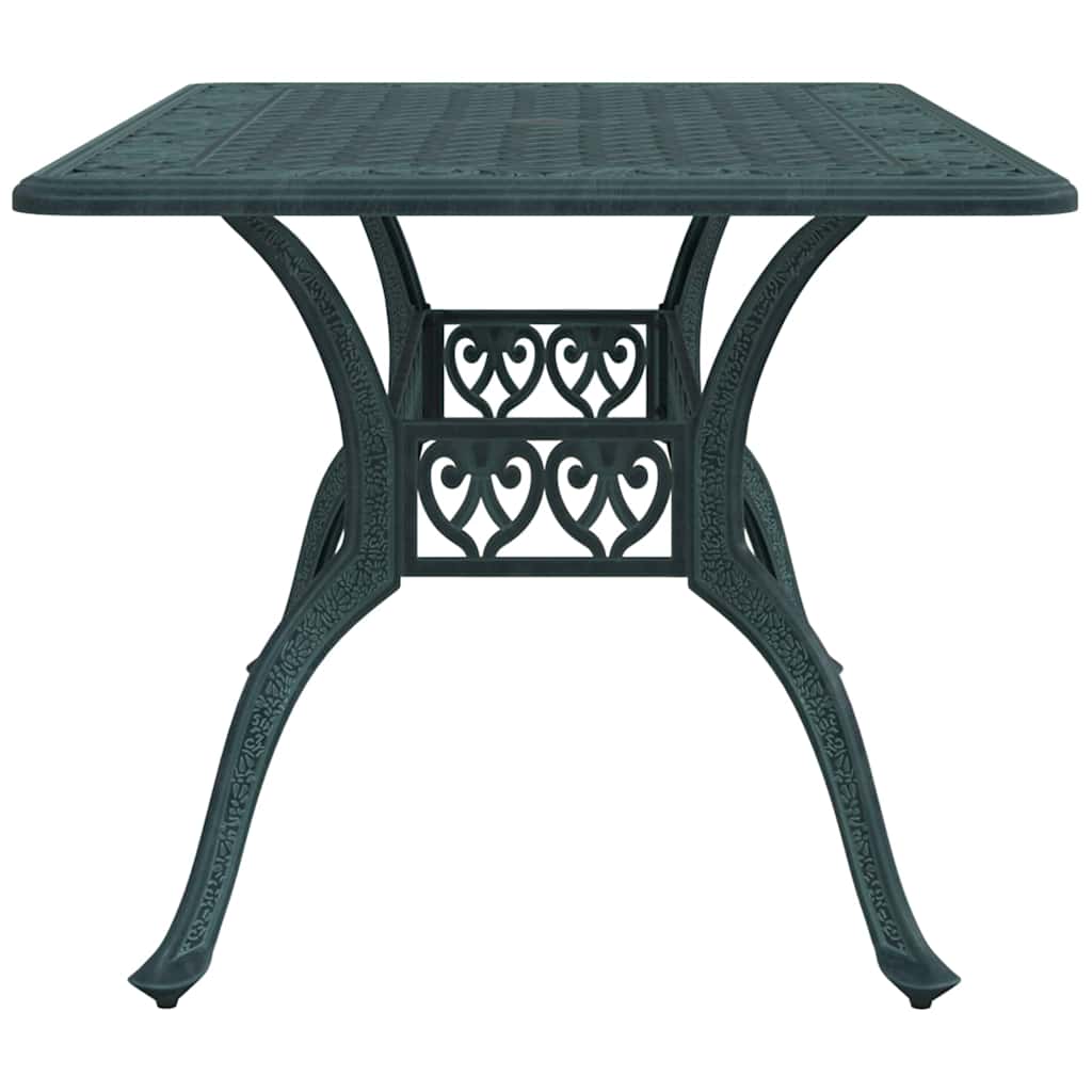 vidaXL Tuintafel 150x90x72 cm gietaluminium wit