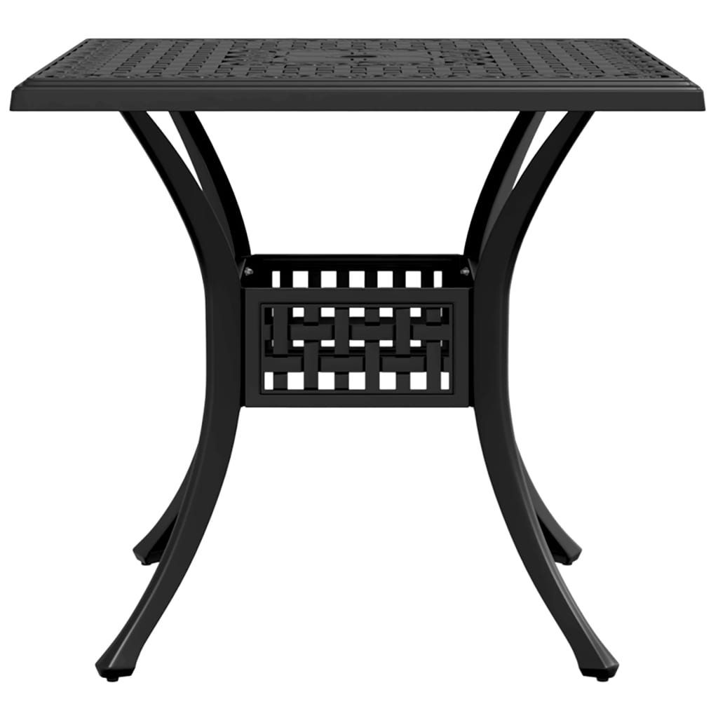 vidaXL Garden Table 80x80x75 cm Cast Aluminium Bronze-coloured