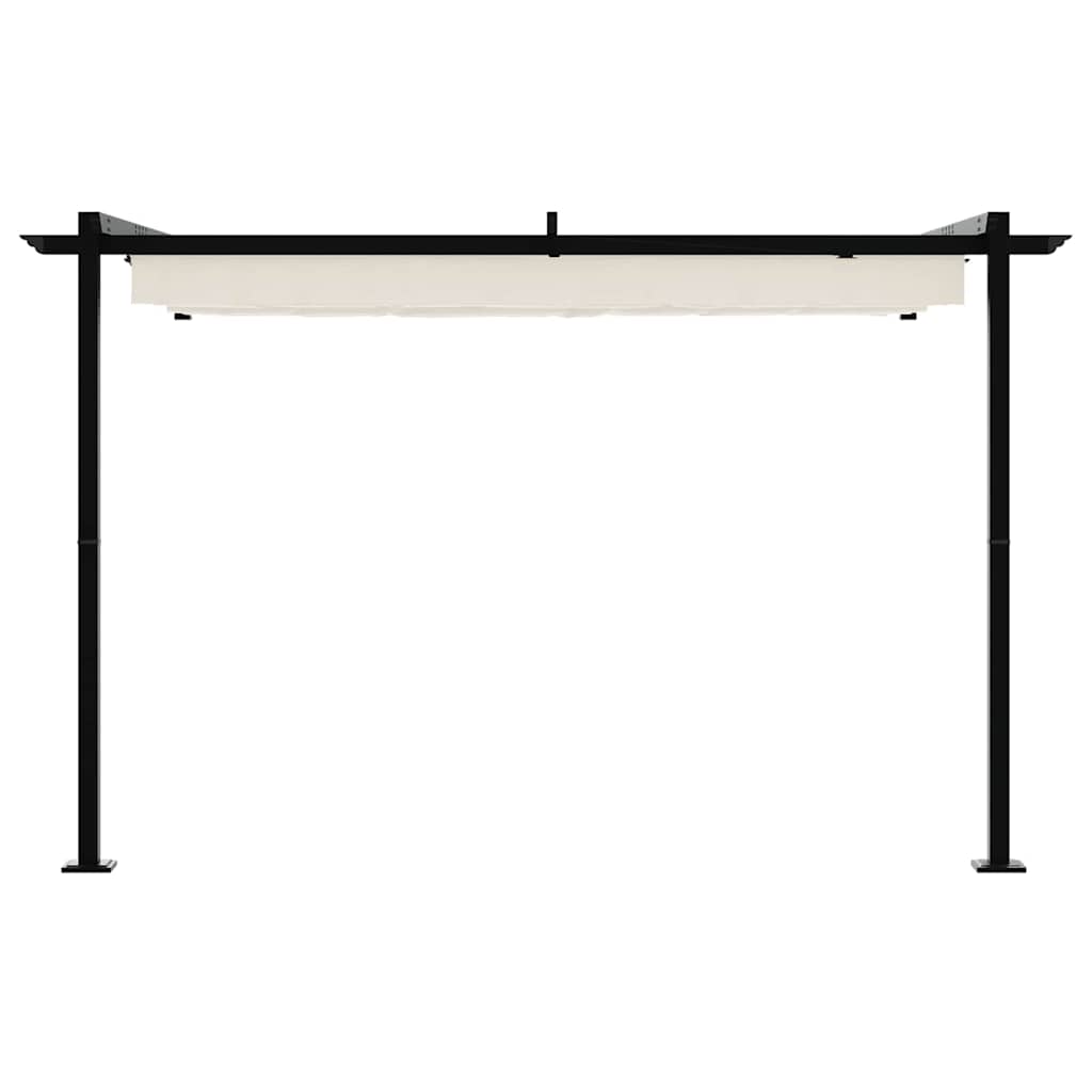 vidaXL Gazebo Cream 300 x 300 x 200 cm Polyester