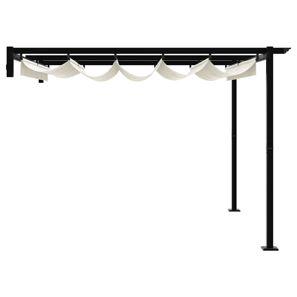vidaXL Gazebo Cream 300 x 300 x 200 cm Polyester