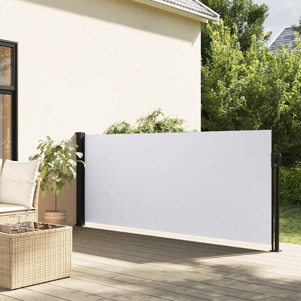 vidaXL Windscherm uittrekbaar 100x300 cm zwart