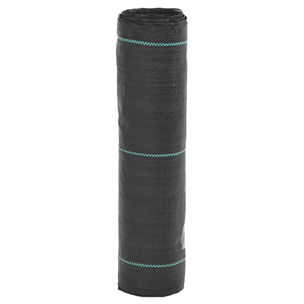 vidaXL Weed Control Fabric 1x10 m PP black