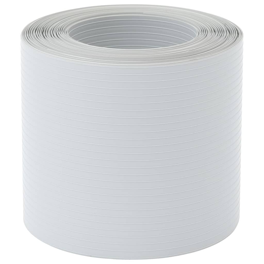 vidaXL Tuinschermen 10 st 252,5x19 m PVC lichtgrijs