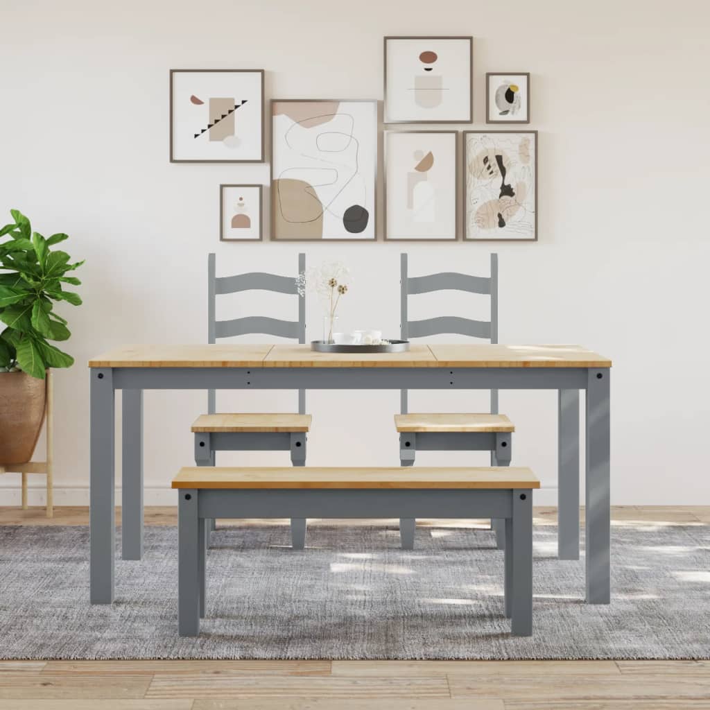 vidaXL Eettafel Panama 112x60x75 cm massief grenenhout
