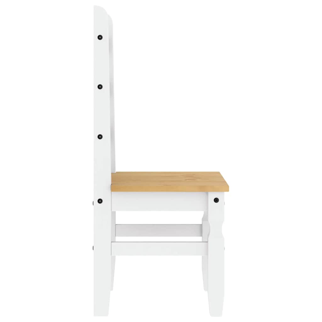 vidaXL Eetkamerstoelen 2 st Corona 42x47x107 cm grenenhout