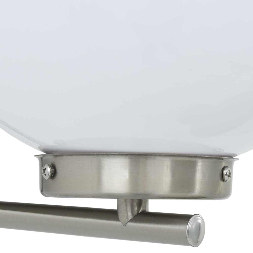 vidaXL Buitenwandlamp Zilver 29 x 25 x 33 cm RVS en plastic