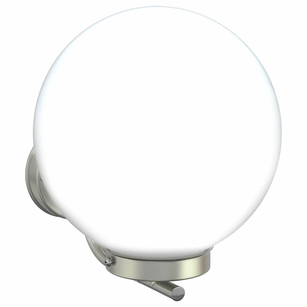 vidaXL Buitenwandlamp Zilver 29 x 25 x 33 cm RVS en plastic