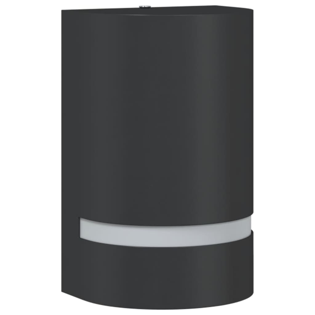 vidaXL Buitenwandlamp gegoten aluminium zwart