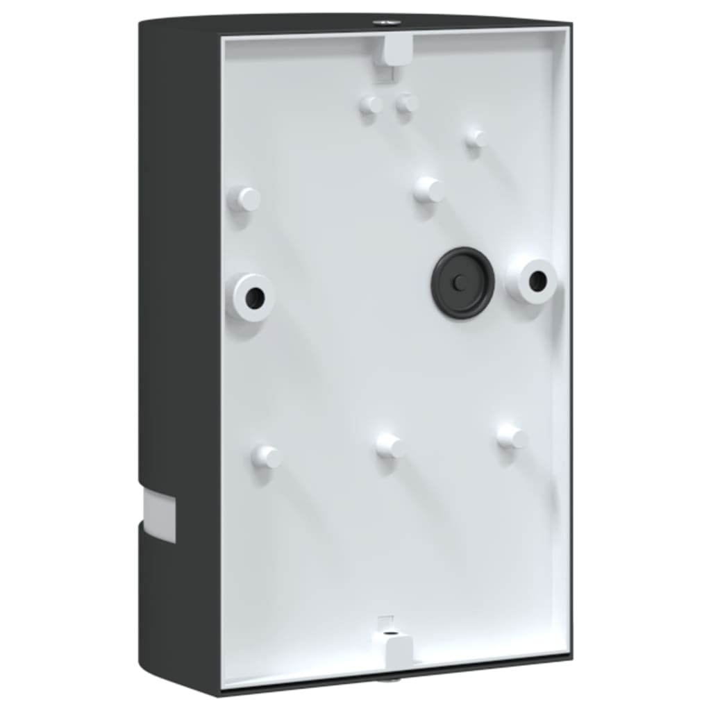 vidaXL Buitenwandlamp gegoten aluminium zwart