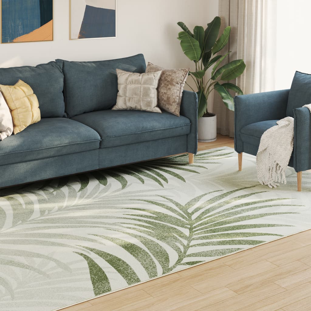 vidaXL Indoor Outdoor Low-Pile Rug 190x300 cm Multicolour
