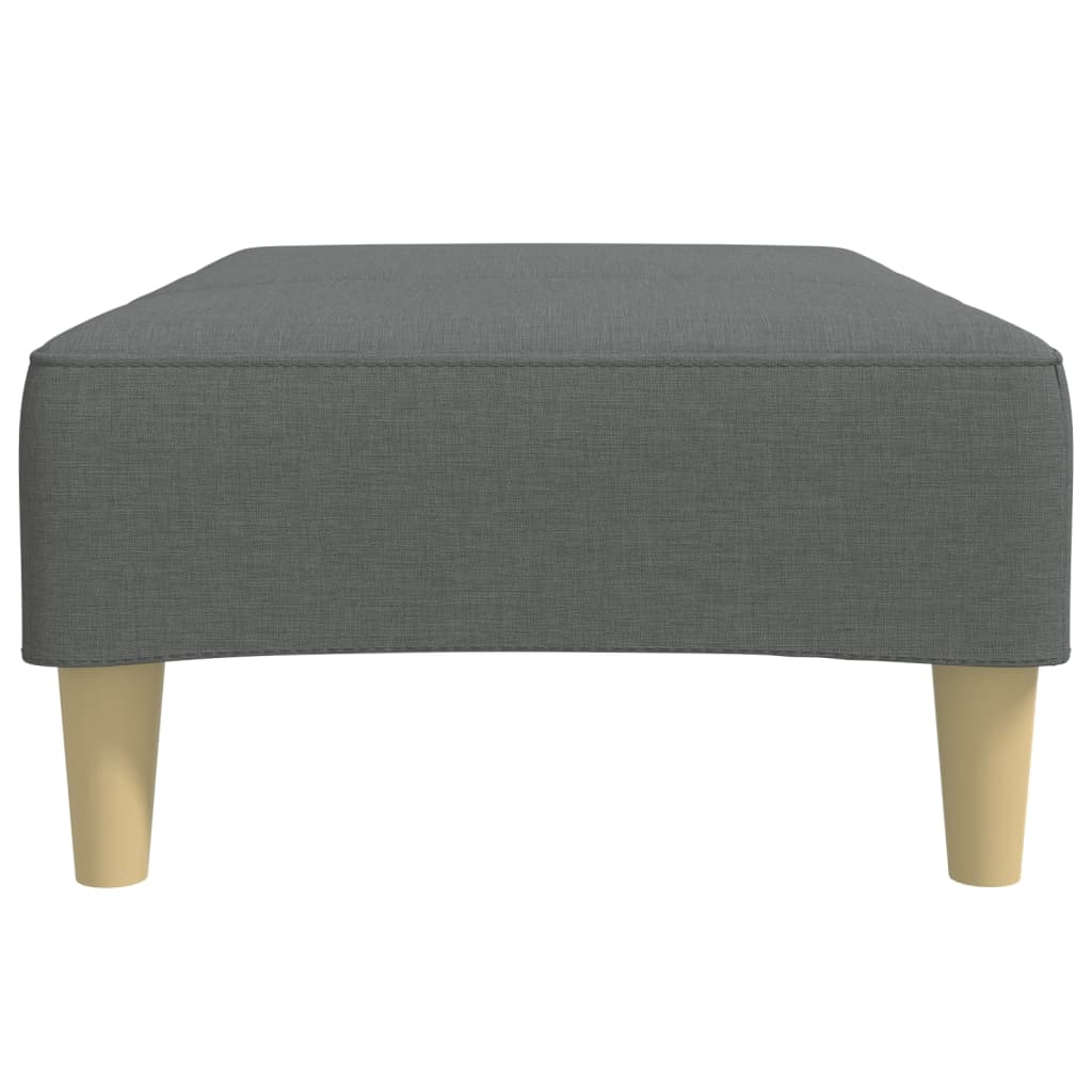 vidaXL Footstool 77x55x31 cm fabric light grey