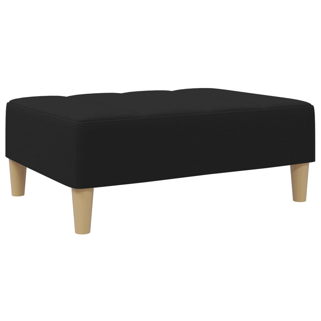 vidaXL Ottoman 77x55x31 cm fabric dark grey