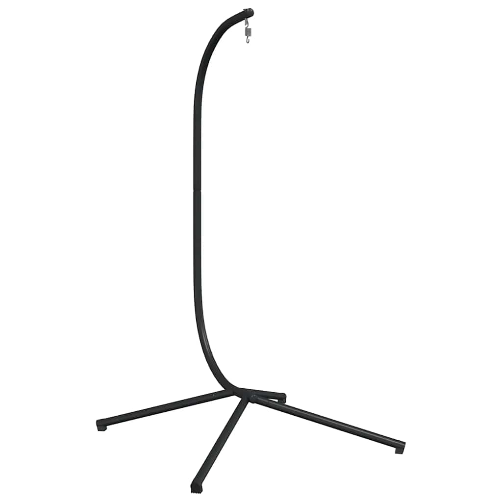 vidaXL Hangende Egg Chair standaard zonder mand antraciet staal