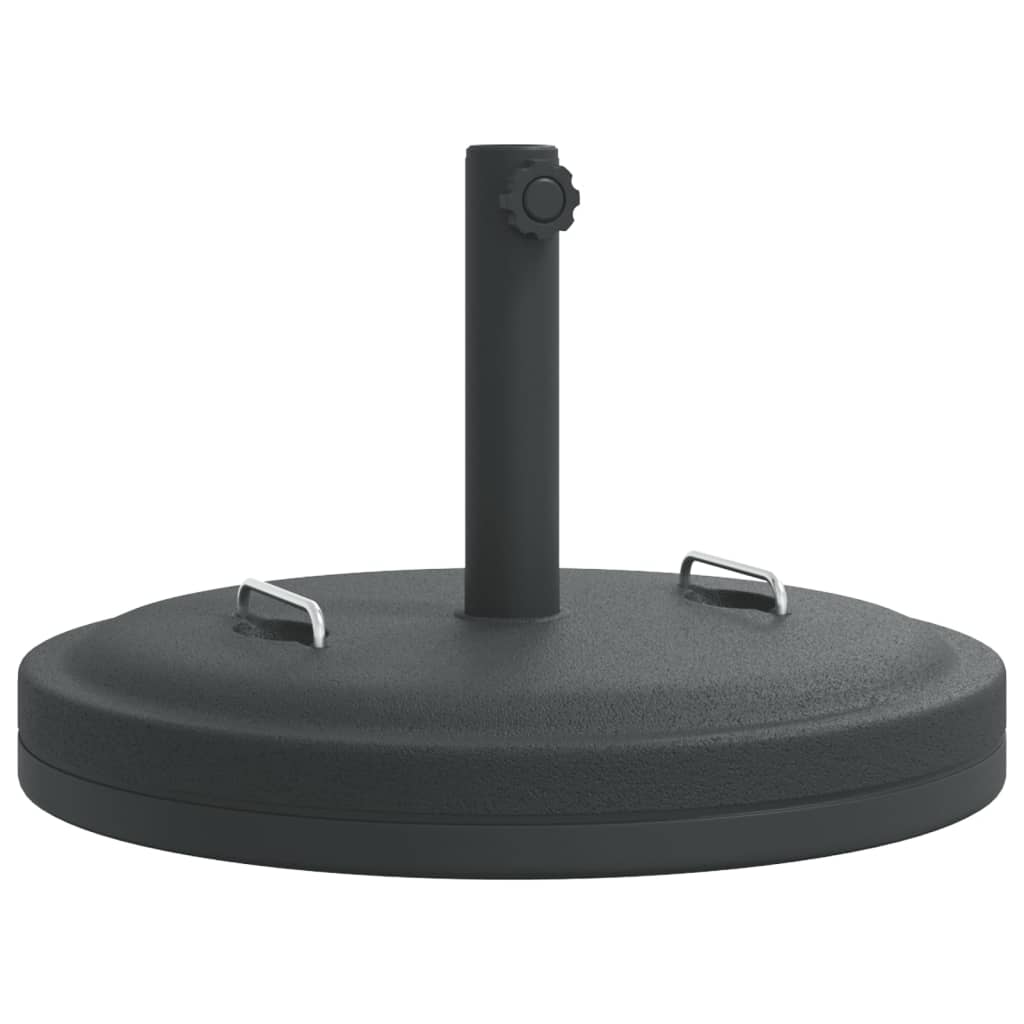 vidaXL Parasol Base with Handles for Ø38 / 48 mm Pole 25 kg Round