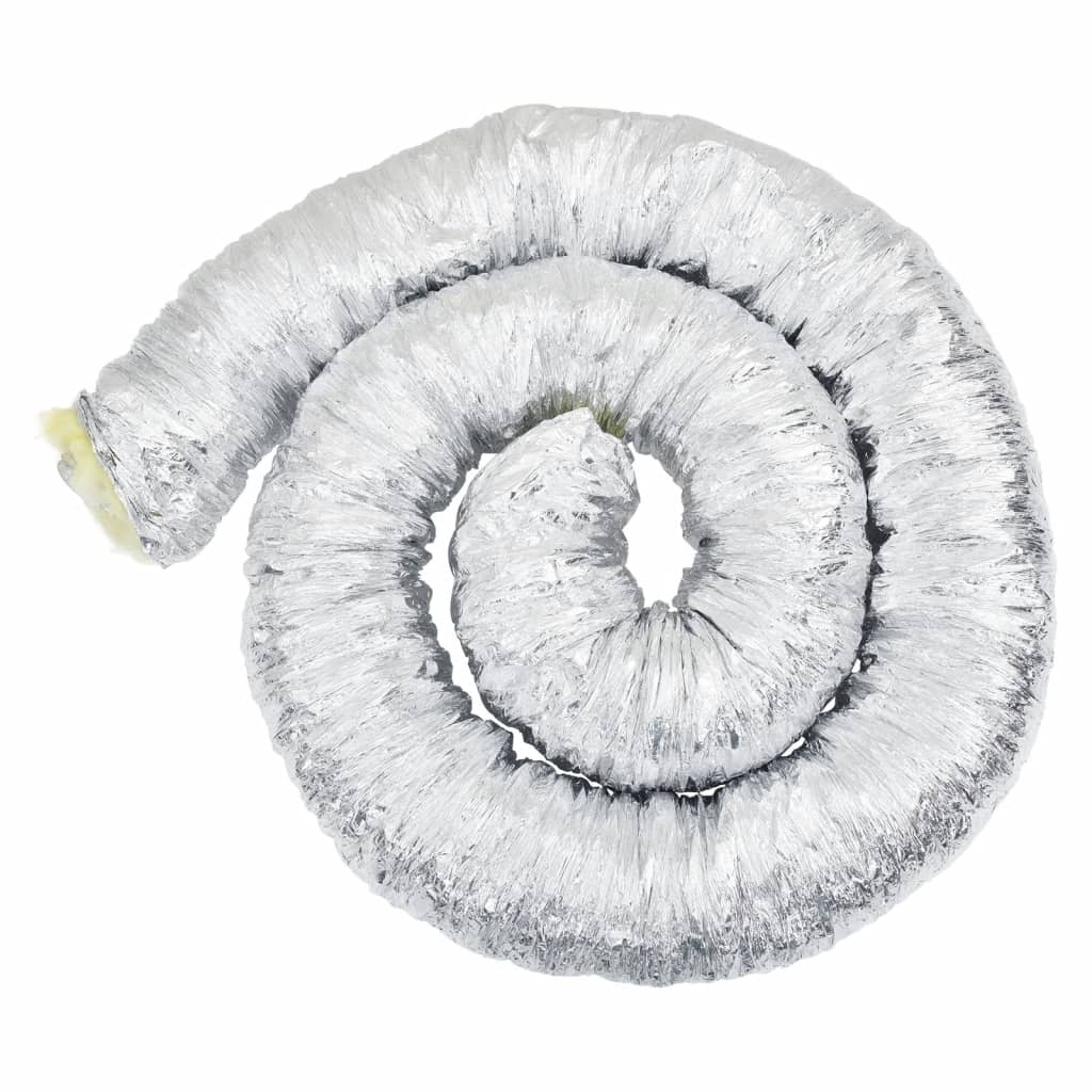 vidaXL Ventilatieslang geïsoleerd Ø15 6 m cm aluminium