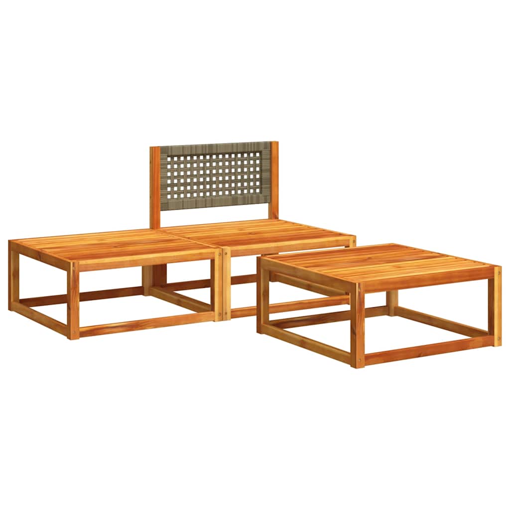 vidaXL Tuintafel 65x65x29 cm massief acaciahout