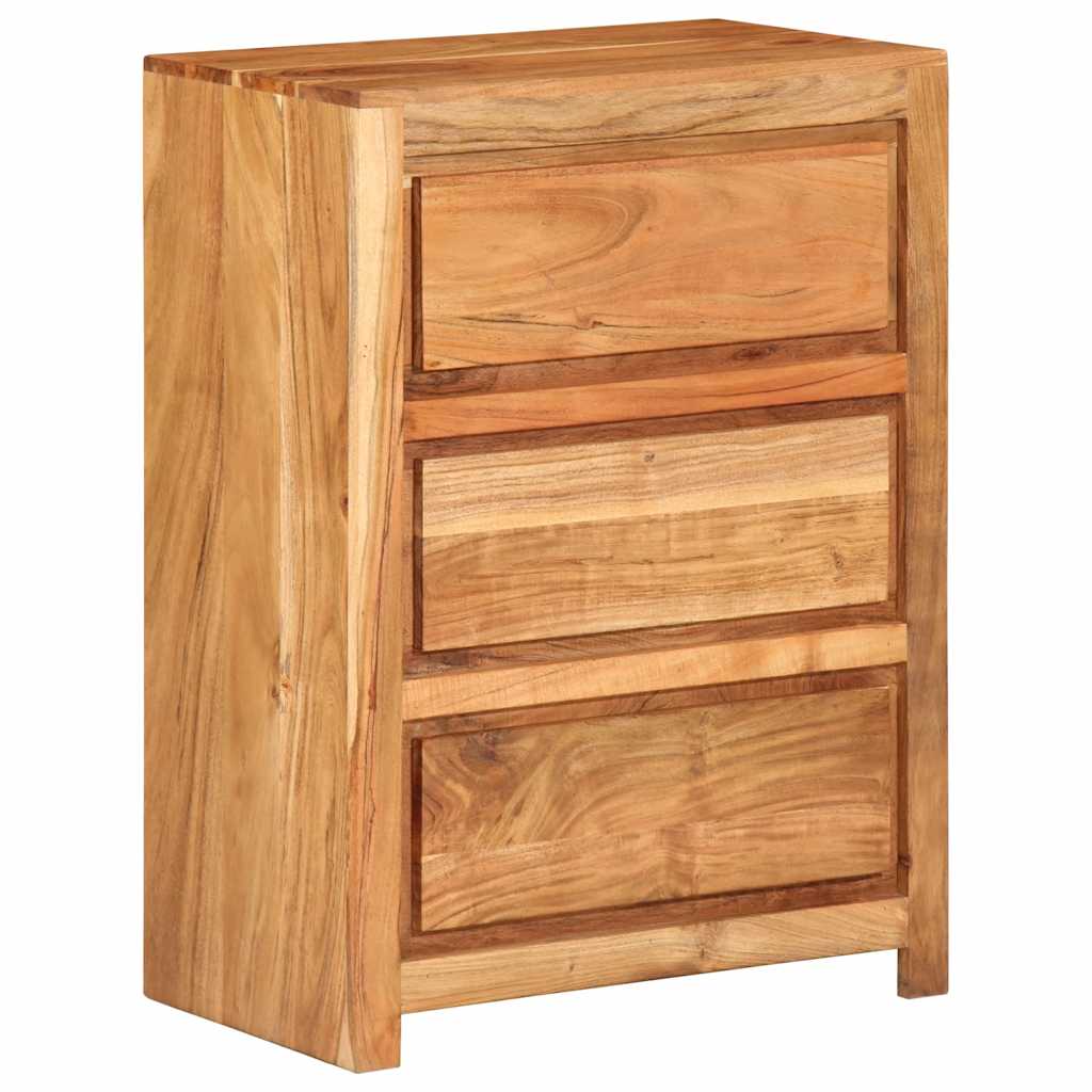 vidaXL Ladekast 60x33x75 cm massief acaciahout