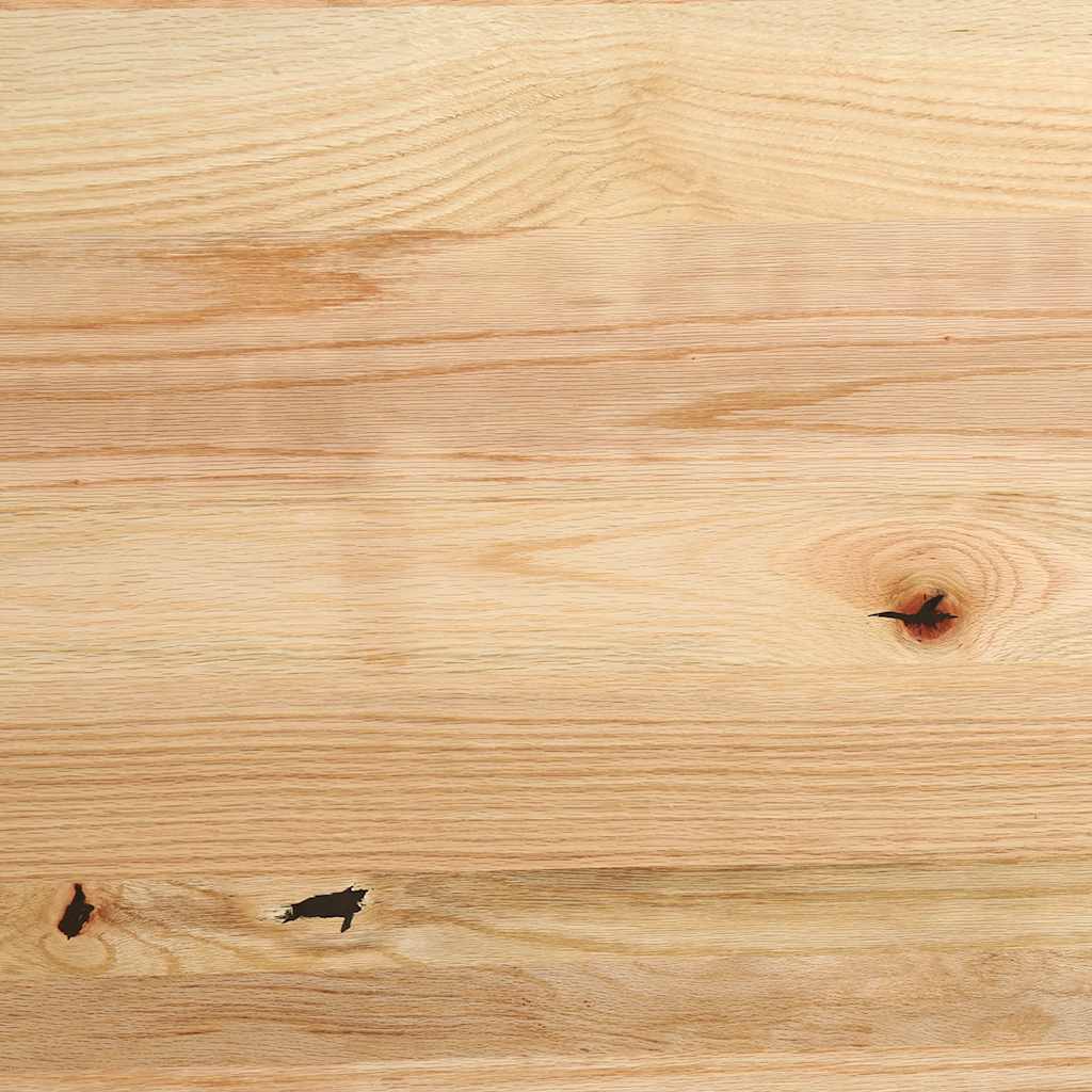 vidaXL Tafelblad 80x40x2 cm ovaal massief eikenhout