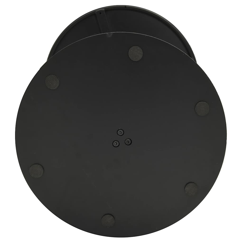 vidaXL Tuintafel rond Ø50x72 cm staal zwart