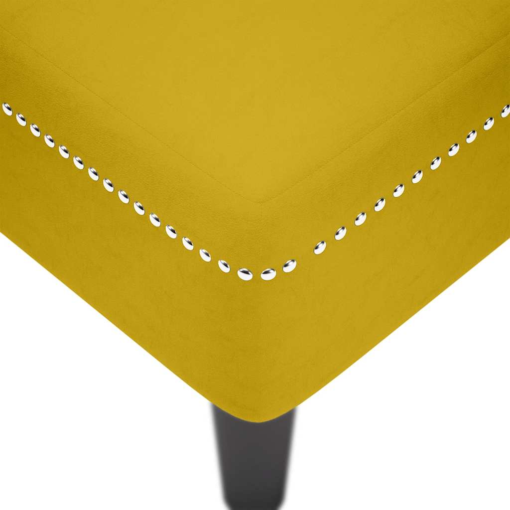 vidaXL Chaise Lounge with Cushion and Right Armrest Velvet Blue