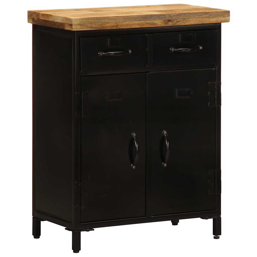 vidaXL Dressoir 60x30x76 cm ruw mangohout