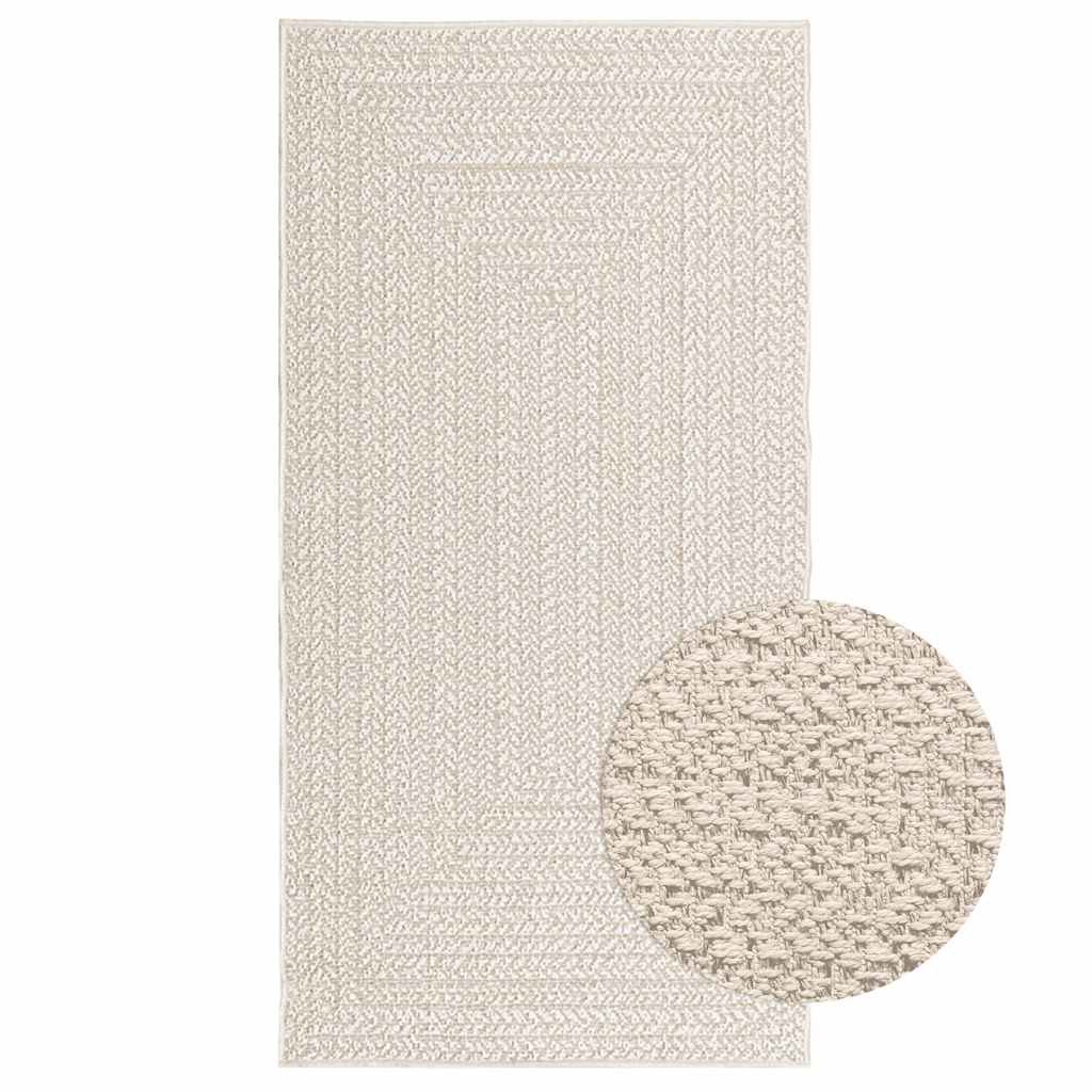 vidaXL Vloerkleed ZIZUR binnen en buiten 80x150 cm jute look