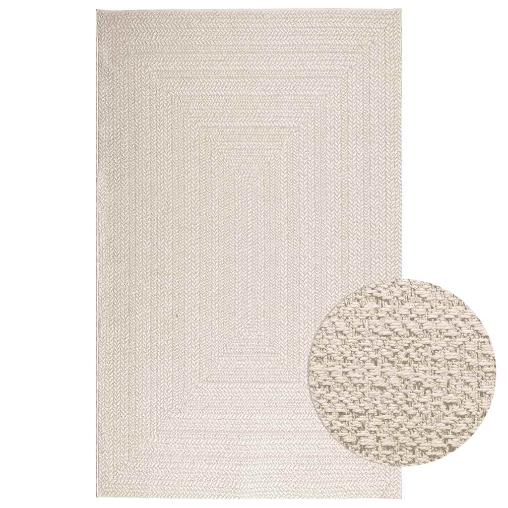 vidaXL Vloerkleed ZIZUR binnen en buiten 80x150 cm jute look