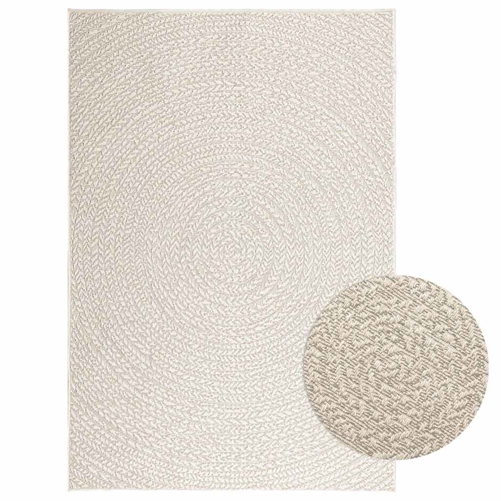 vidaXL Vloerkleed ZIZUR binnen en buiten 80x150 cm jute look