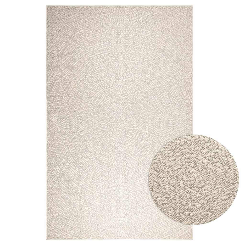 vidaXL Vloerkleed ZIZUR binnen en buiten 80x150 cm jute look