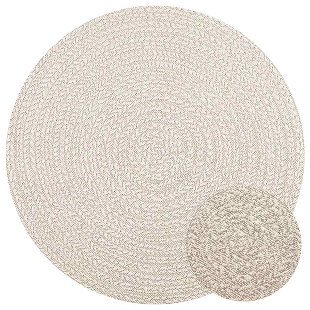 vidaXL Vloerkleed ZIZUR binnen en buiten 80x150 cm jute look