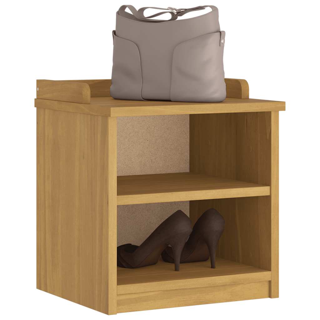 vidaXL Hallway bench SANDNES 45x40x50 cm solid pine wood