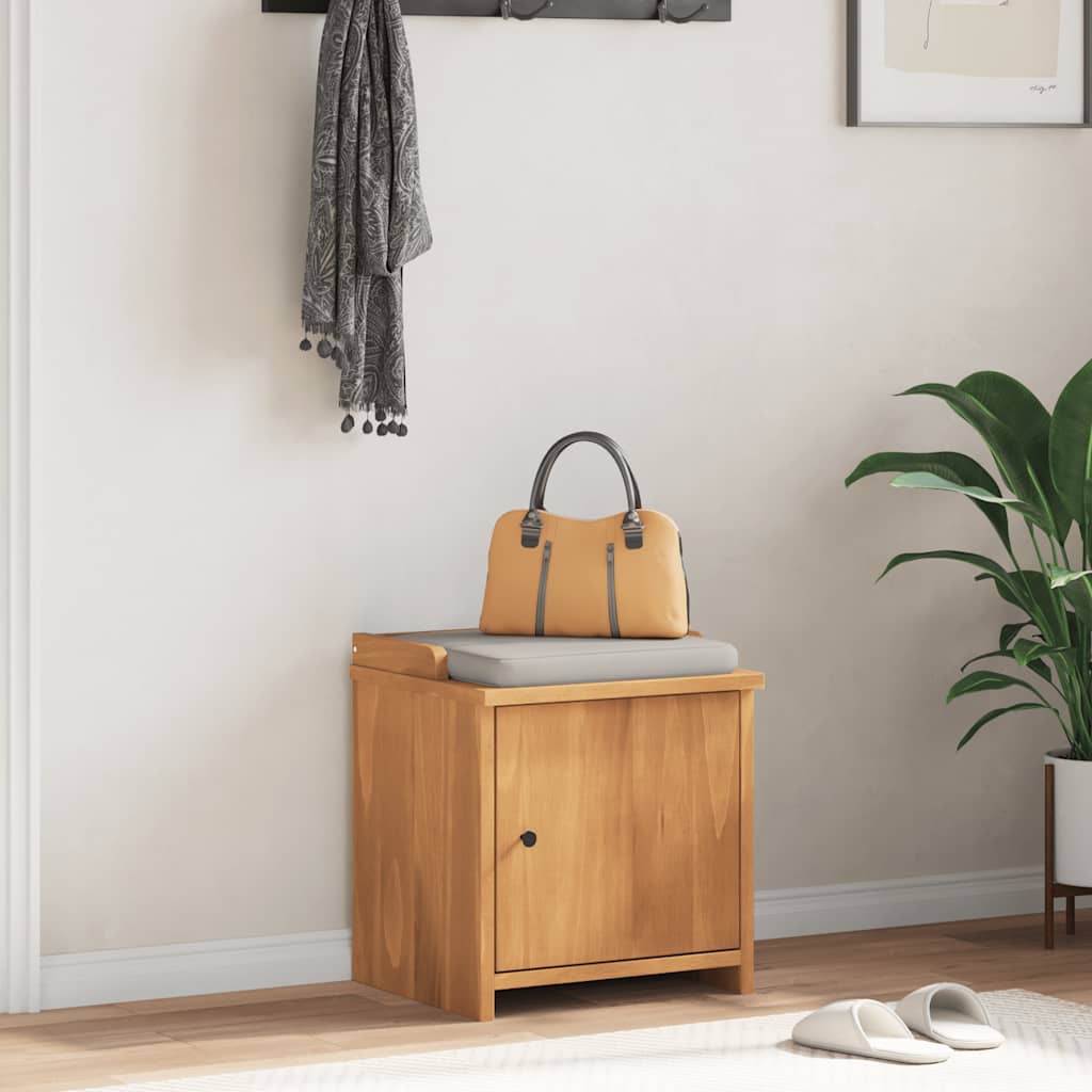 vidaXL Gangbankje SANDNES 45x40x50 cm massief grenenhout