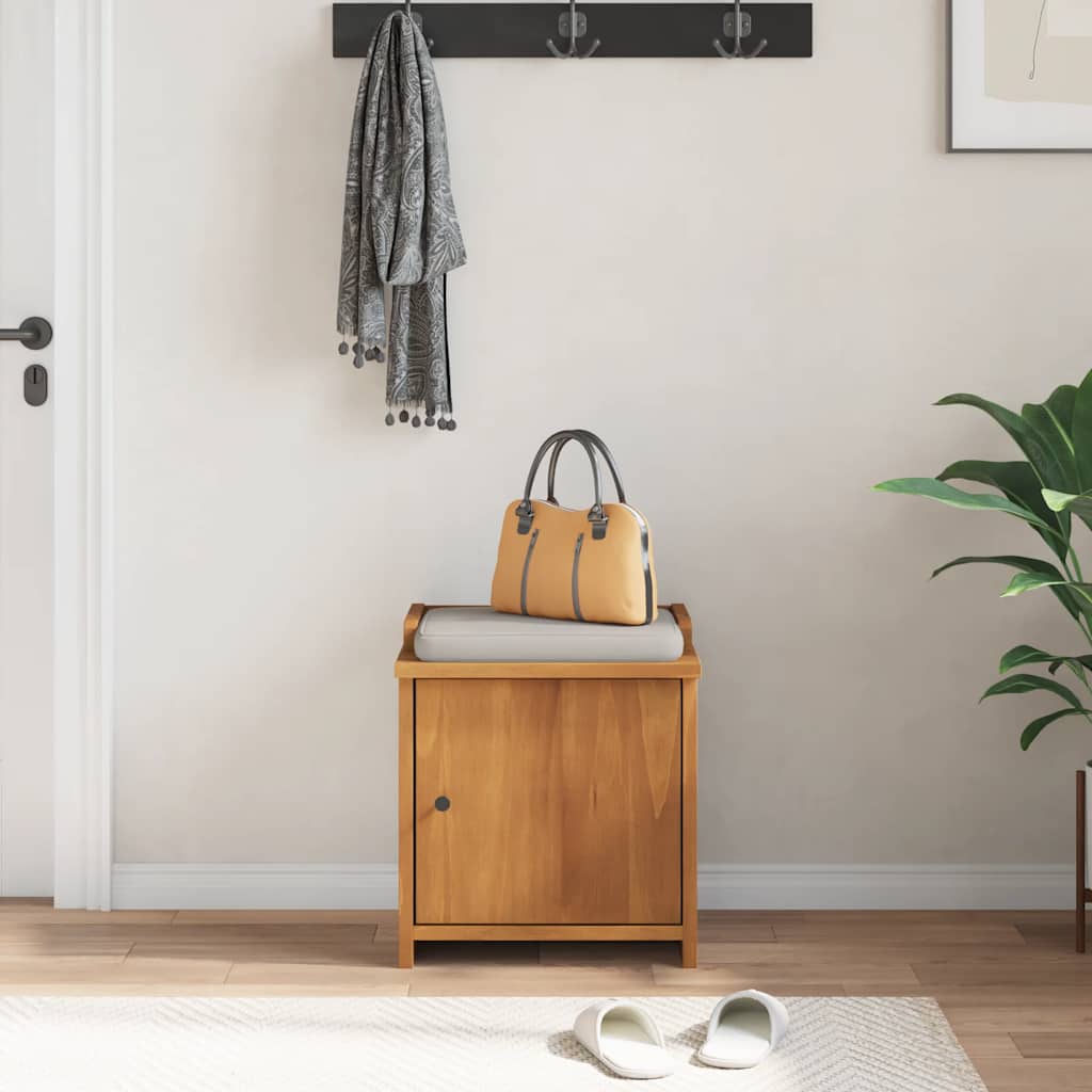 vidaXL Gangbankje SANDNES 45x40x50 cm massief grenenhout