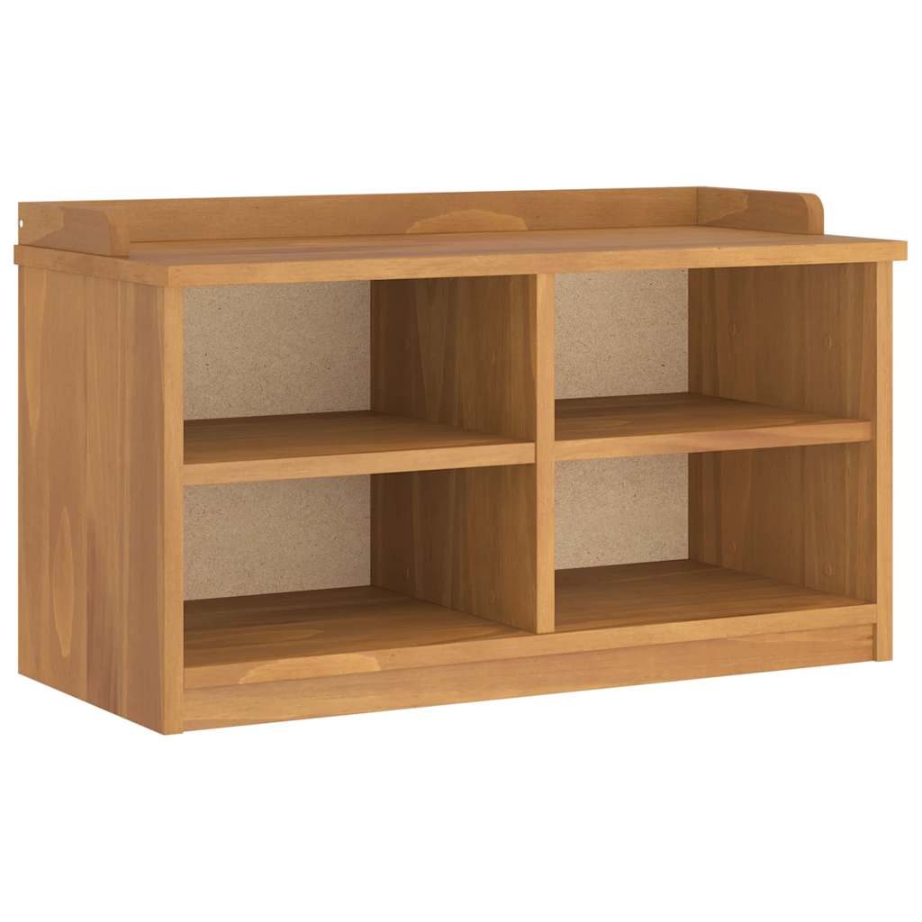 vidaXL Hallway Bench SANDNES 87x40x50 cm solid pine wood