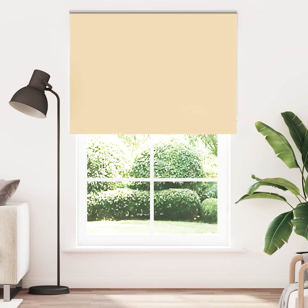 vidaXL Blackout Roller Blind 105x130 cm fabric width 100.7 cm beige