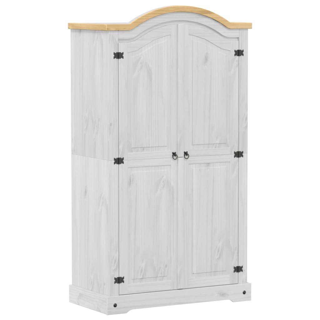 vidaXL Kledingkast Corona 102x52x186 cm massief grenenhout