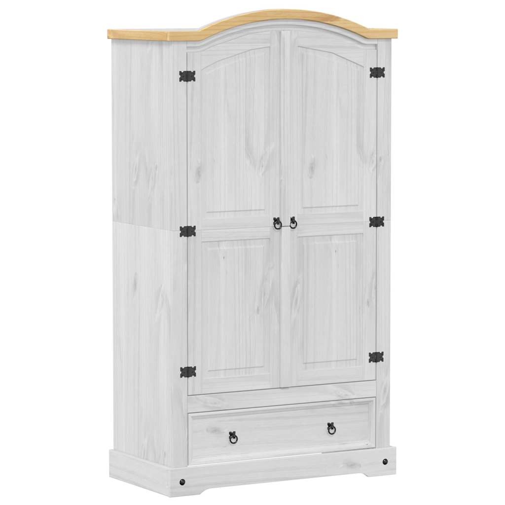 vidaXL Kledingkast Corona 102x52x186 cm massief grenenhout